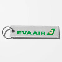 Thumbnail for EVA Air Airlines Crew & Staff Tag Key Chains - White
