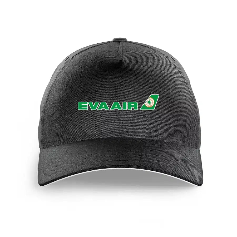 EVA Air Airlines printed hat - black