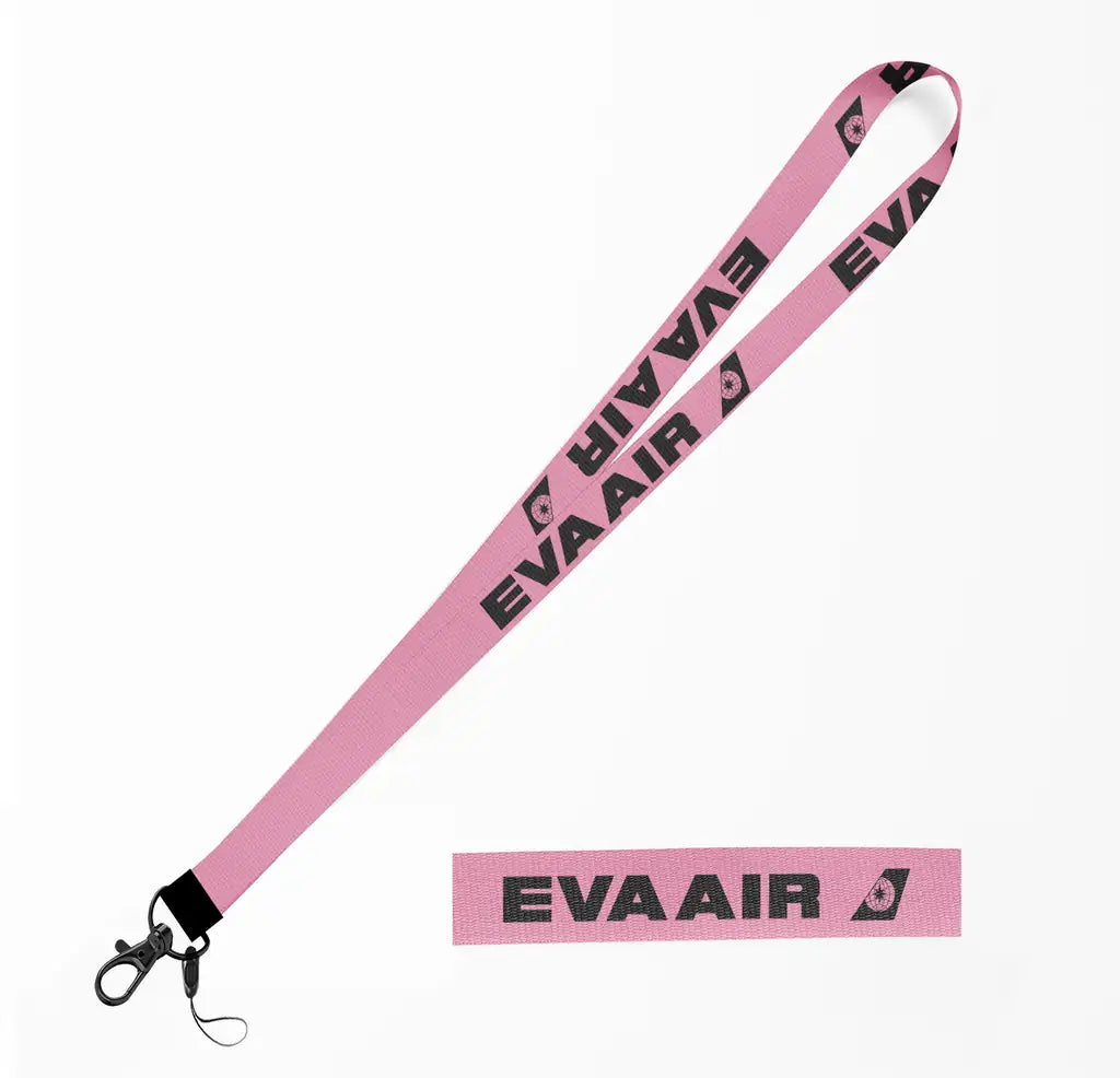 EVA Air Airlines lanyard - pink