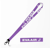Thumbnail for EVA Air Airlines lanyard - purple