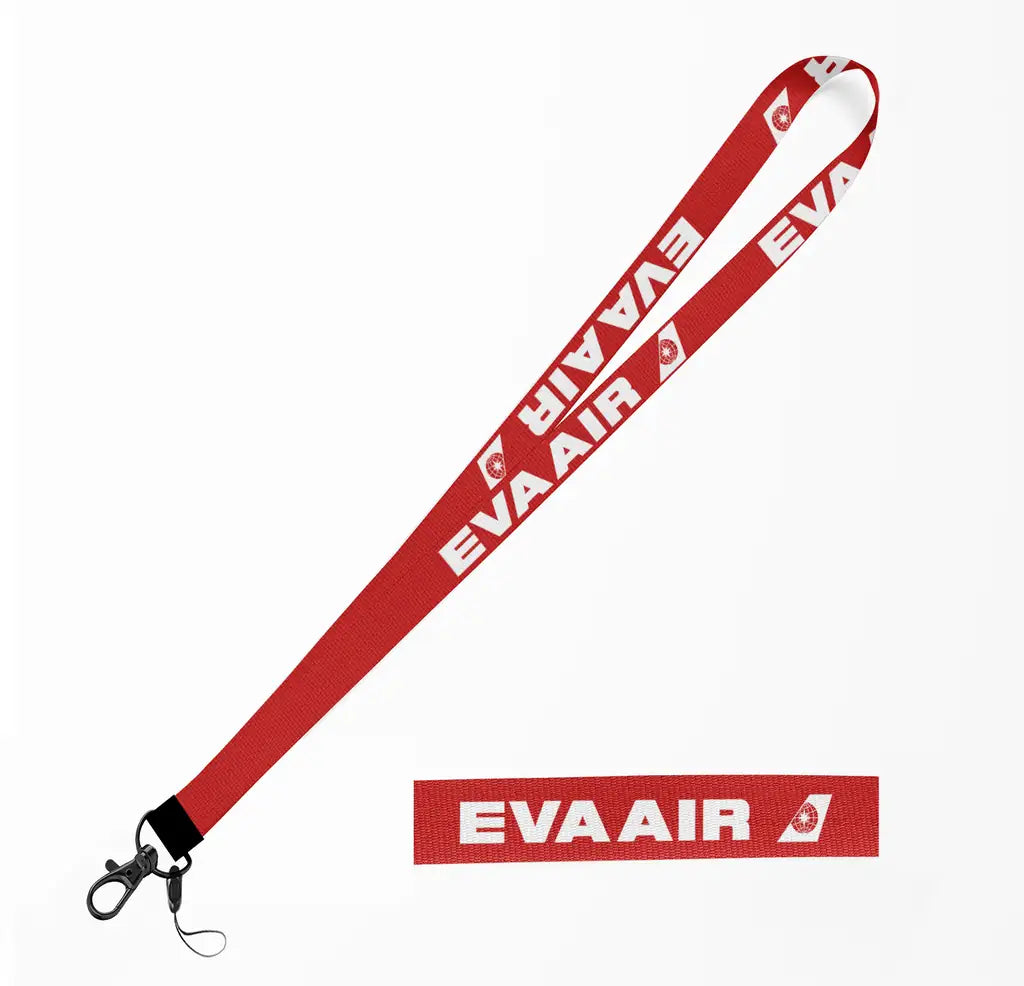 EVA Air Airlines lanyard - red