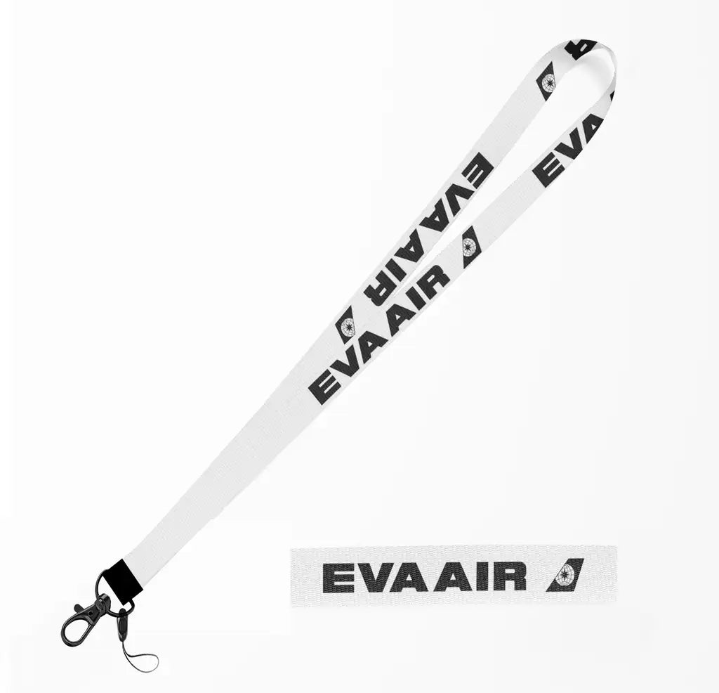 EVA Air Airlines lanyard - white