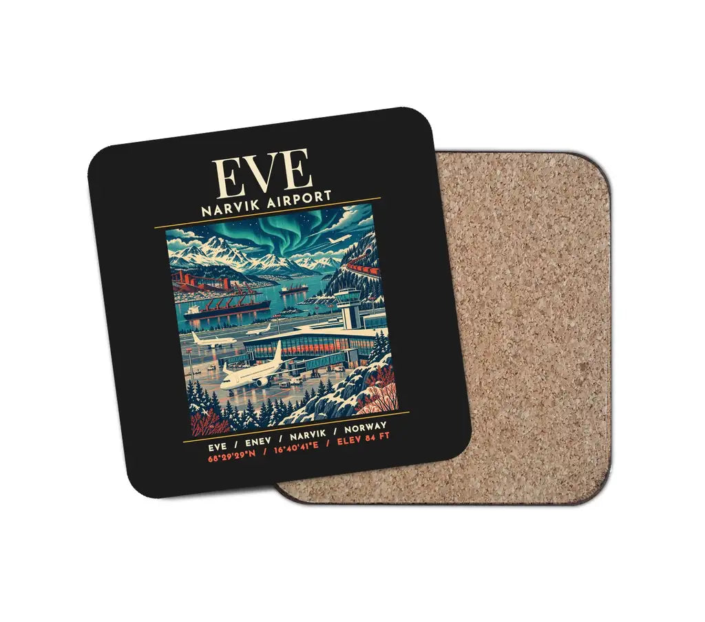 EVE - Poster - Coaster - Black