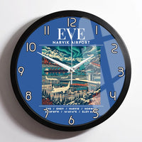 Thumbnail for EVE - Poster - Wall Clock Framed - Blue