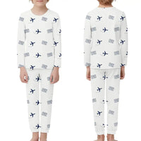 Thumbnail for Zvartnots International Airport (EVN) Pajamas - Children Pajamas - White