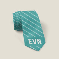 Thumbnail for Zvartnots International Airport (EVN) Ties - Tie - Stripe - Turquoise