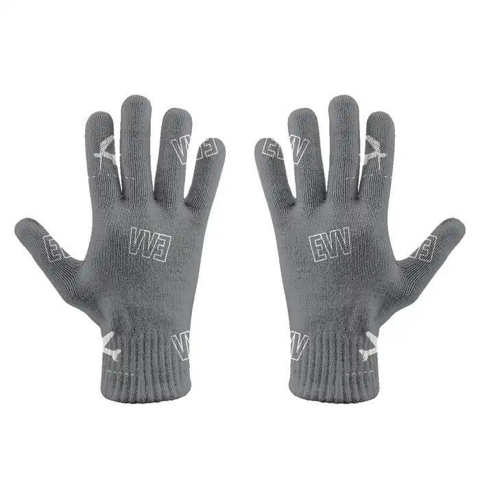 Evansville Regional Airport (EVV) Gloves - Gloves - Full - Pattern - Gray
