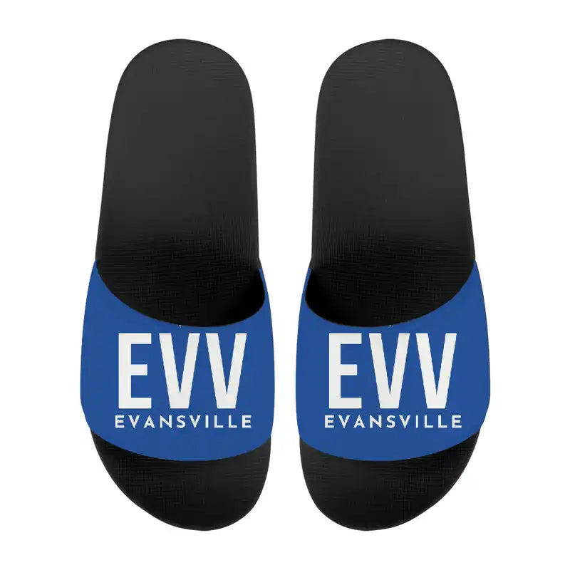 Evansville Regional Airport (EVV) Slippers & Flip Flops - Slippers - Sport - Code - Blue