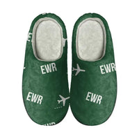 Thumbnail for Newark Liberty International Airport (EWR) Slippers & Flip Flops - Slippers - Cotton - Pattern - Green