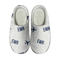 Thumbnail for Newark Liberty International Airport (EWR) Slippers & Flip Flops - Slippers - Cotton - Pattern - White