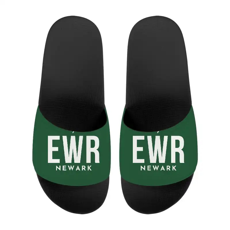 Newark Liberty International Airport (EWR) Slippers & Flip Flops - Slippers - Sport - Code - Green