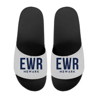 Thumbnail for Newark Liberty International Airport (EWR) Slippers & Flip Flops - Slippers - Sport - Code - Light Gray