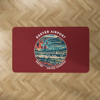 Thumbnail for Exeter International Airport (EXT) Carpets - Carpet Rectangle - Badge - Dark Red V2