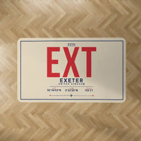 Thumbnail for Exeter International Airport (EXT) Carpets - Carpet Rectangle - ID Tag - Beige V2