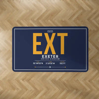 Thumbnail for Exeter International Airport (EXT) Carpets - Carpet Rectangle - ID Tag - Dark Blue V2