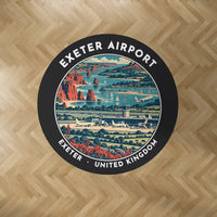 Thumbnail for Exeter International Airport (EXT) Carpets - Carpet Round - Badge - Black V2