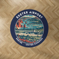 Thumbnail for Exeter International Airport (EXT) Carpets - Carpet Round - Badge - Dark Blue V2