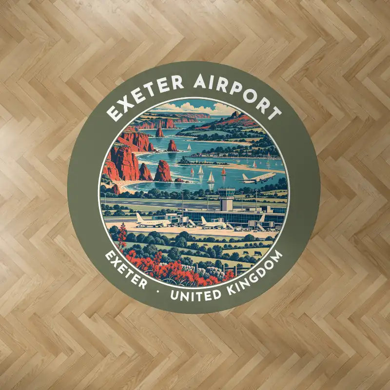 Exeter International Airport (EXT) Carpets - Carpet Round - Badge - Green Army V2