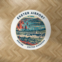 Thumbnail for Exeter International Airport (EXT) Carpets - Carpet Round - Badge - White V2