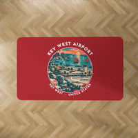 Thumbnail for Key West International Airport (EYW) Carpets - Carpet Rectangle - Badge - Red V2