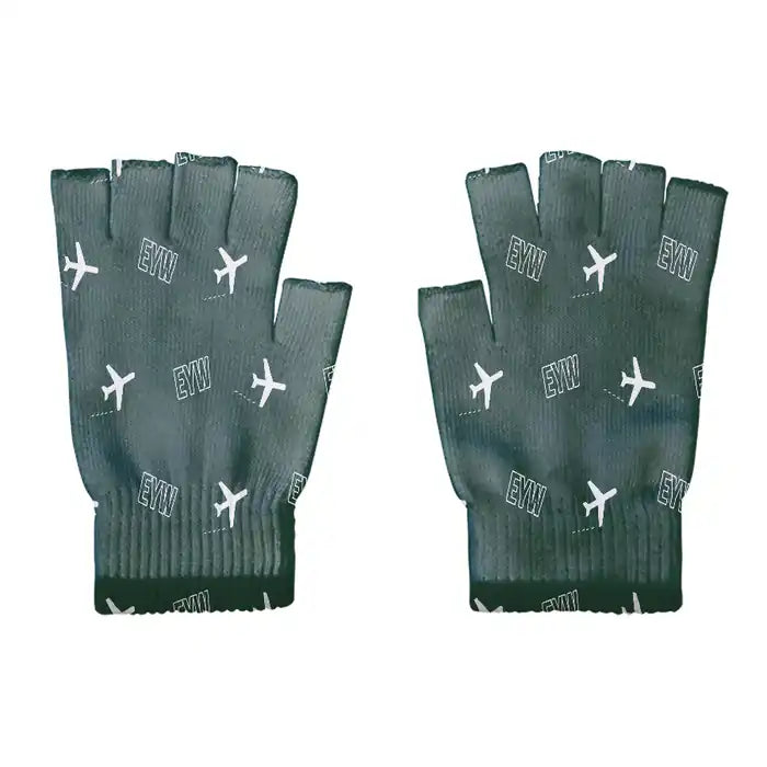 Key West International Airport (EYW) Gloves - Gloves - Cut - Pattern - Dark Green