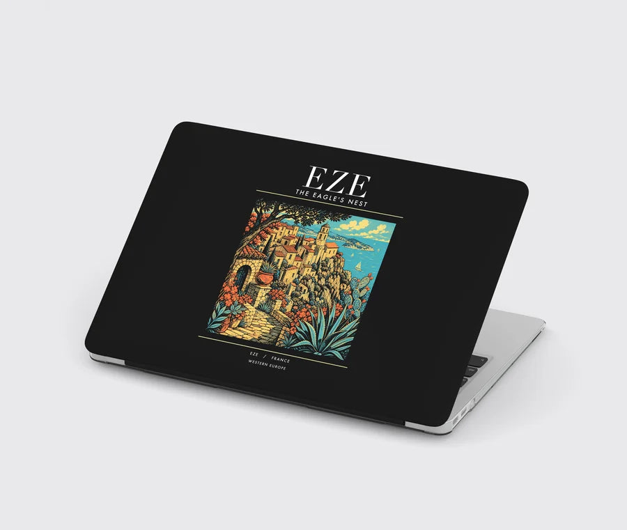 EZE - Poster - MacBook Case - Black