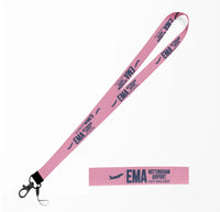 Thumbnail for East Midlands Airport (EMA) lanyard - pink