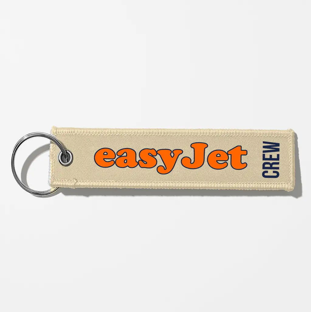 EasyJet Airlines Crew & Staff Tag Key Chains - Beige - Crew