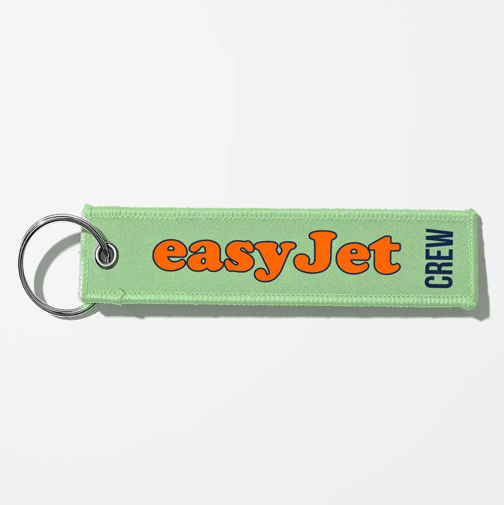 EasyJet Airlines Crew & Staff Tag Key Chains - Light Green - Crew