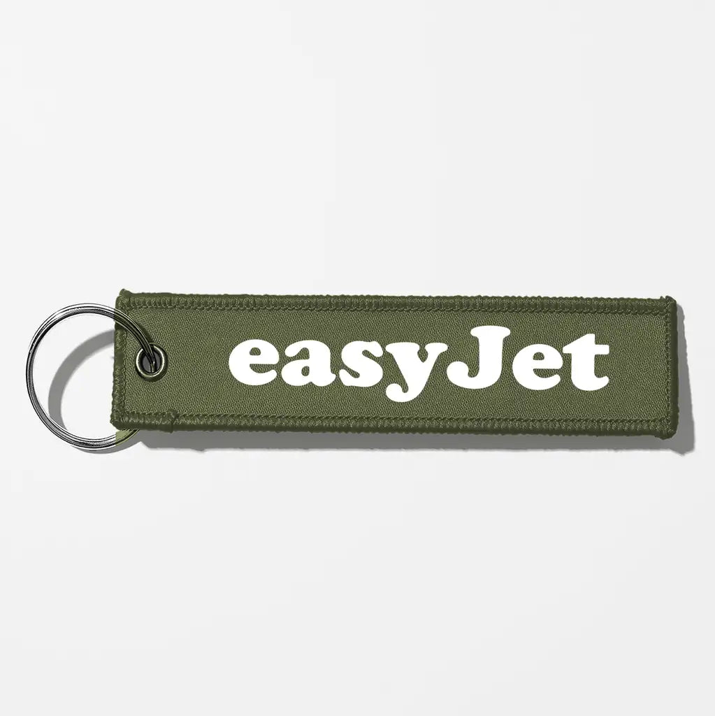 EasyJet Airlines Crew & Staff Tag Key Chains - Green Army