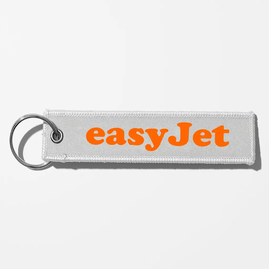 EasyJet Airlines Crew & Staff Tag Key Chains - White