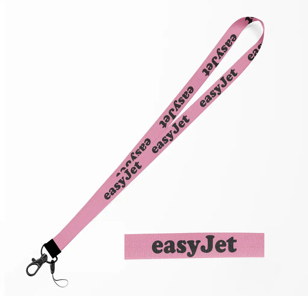 EasyJet Airlines lanyard - pink