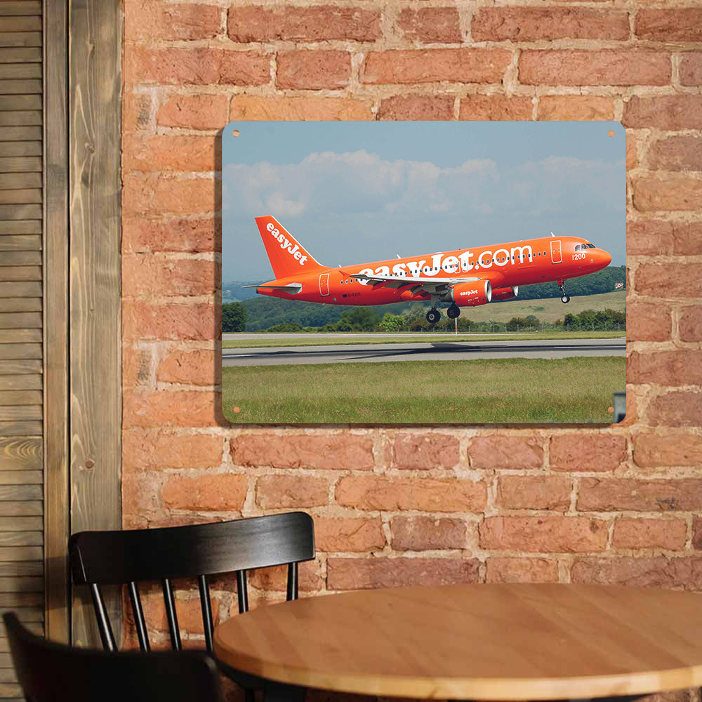 EasyJet's 200th Aircraft Printed Metal Sign