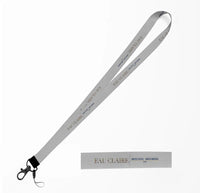 Thumbnail for Eau Claire City Series lanyard - light gray
