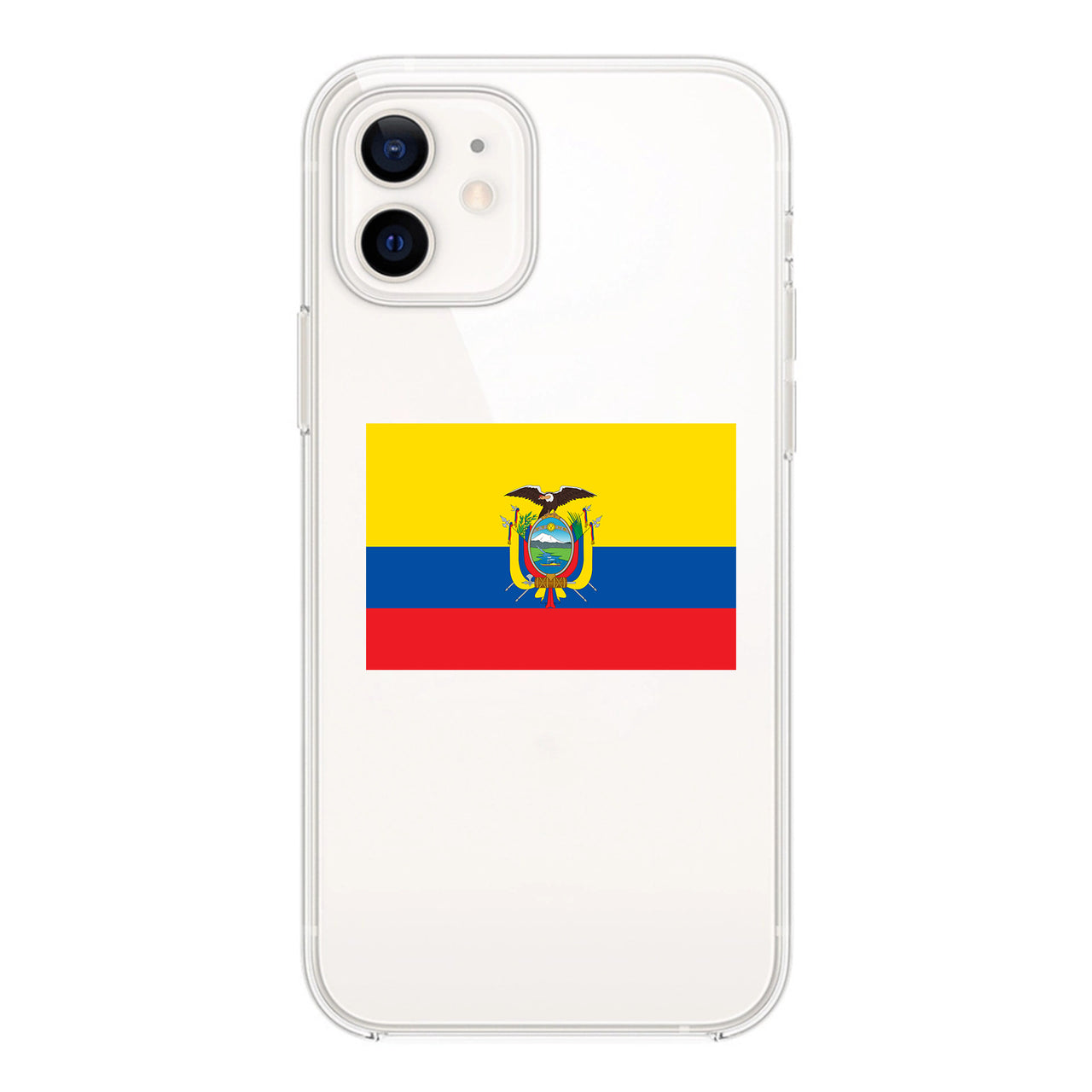 Ecuador Designed Transparent Silicone iPhone Cases