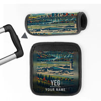 Thumbnail for Edmonton International Airport (YEG) Luggage Handle Covers - 3D Full Print + Name