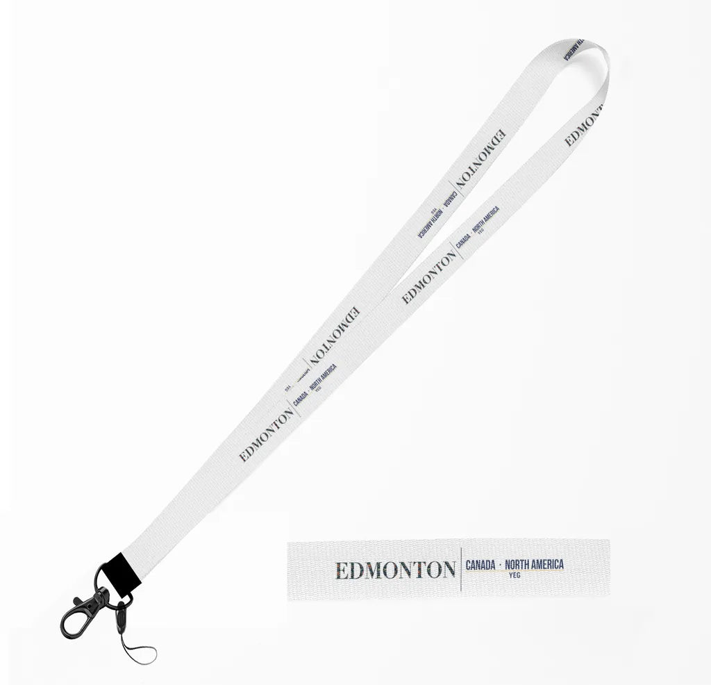 Edmonton City Series lanyard - white
