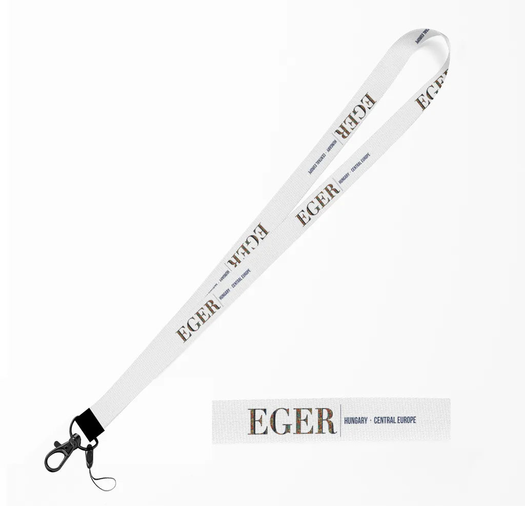 Eger City Series lanyard - white