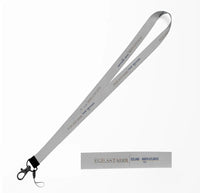 Thumbnail for Egilsstaðir City Series lanyard - light gray