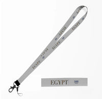 Thumbnail for Egypt Country Series lanyard - light gray
