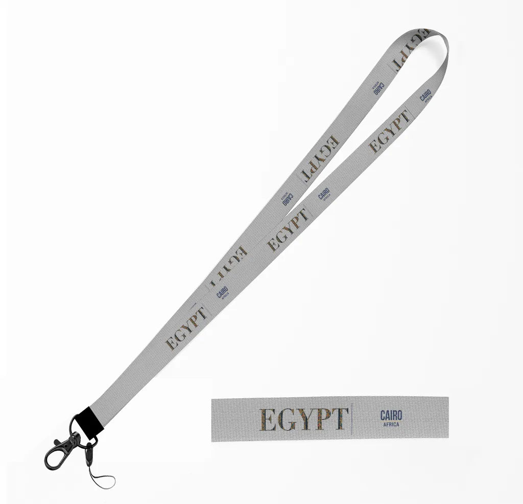Egypt Country Series lanyard - light gray