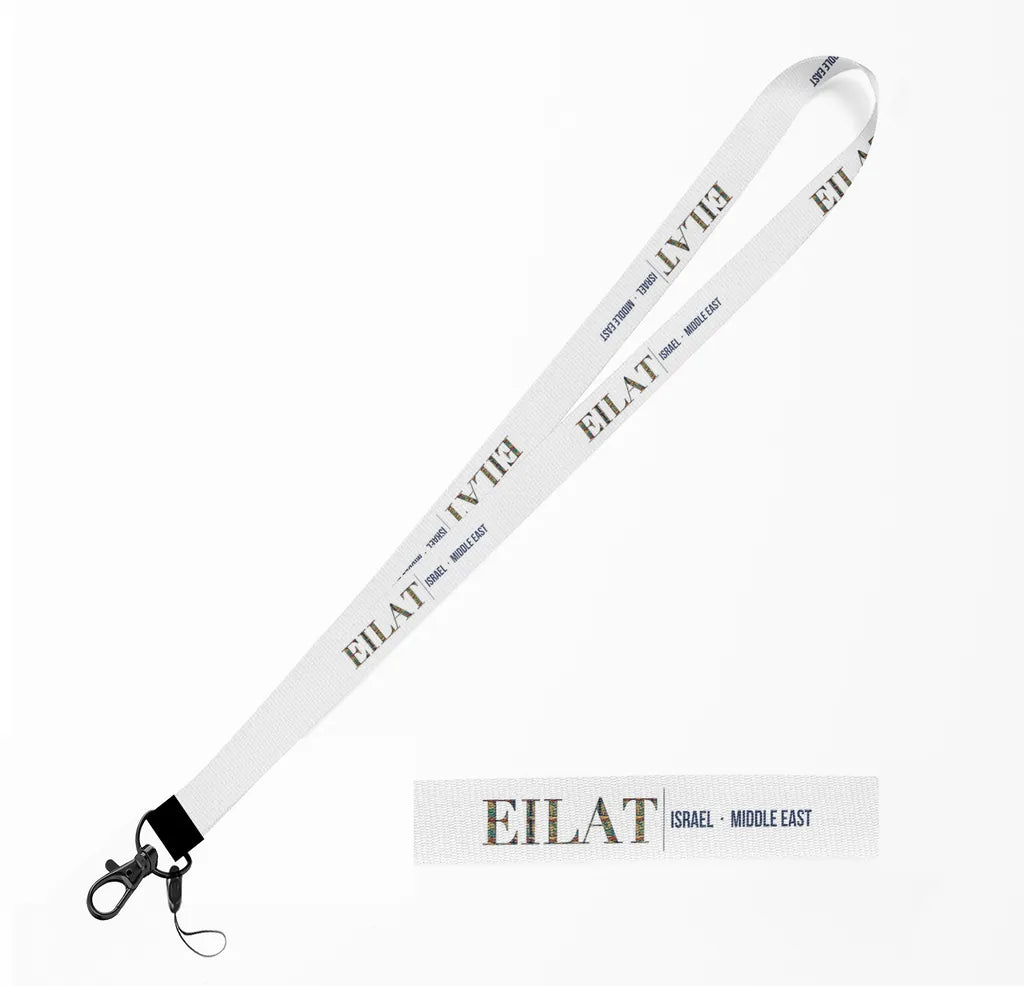 Eilat City Series lanyard - white