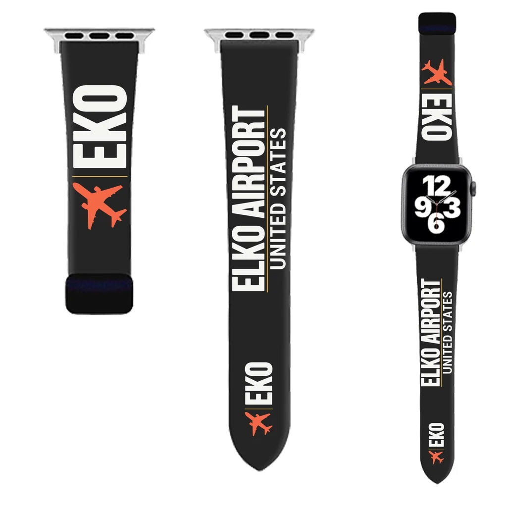 WBV6 | Elko Regional Airport EKO | Black (Magnetic Band)