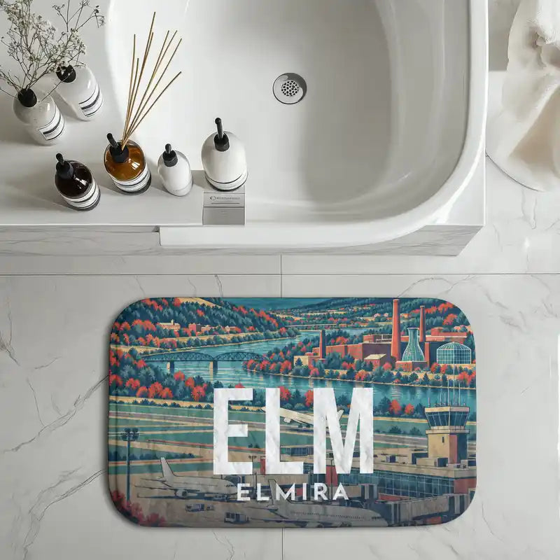 Elmira Corning Regional Airport (ELM) bath mat