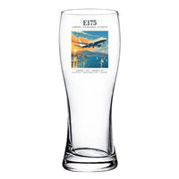 Thumbnail for Embraer E175 - Poster - Pilsner Beer Glass