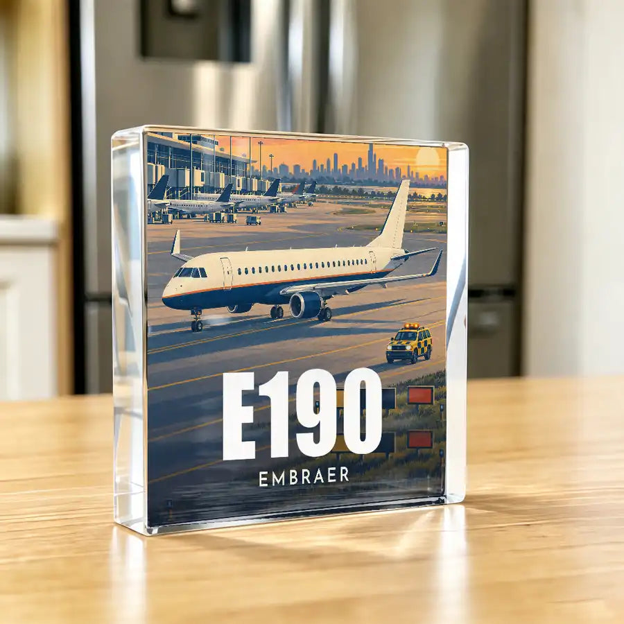 Embraer E190 - Crystal Ornament - 3D - Kitchen