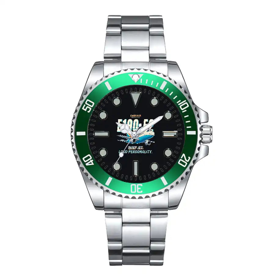 Embraer E190-E2 - Cartoon - Premium Diver - Green