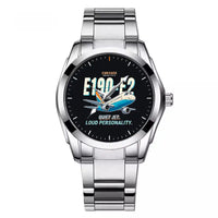 Thumbnail for Embraer E190-E2 - Cartoon - Stainless Steel Band - For Men