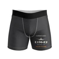 Thumbnail for Embraer E190-E2 - Men Boxers - Heritage + Name - Black