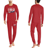 Thumbnail for Embraer E190-E2 - Men Pajamas - Original Chest - Red